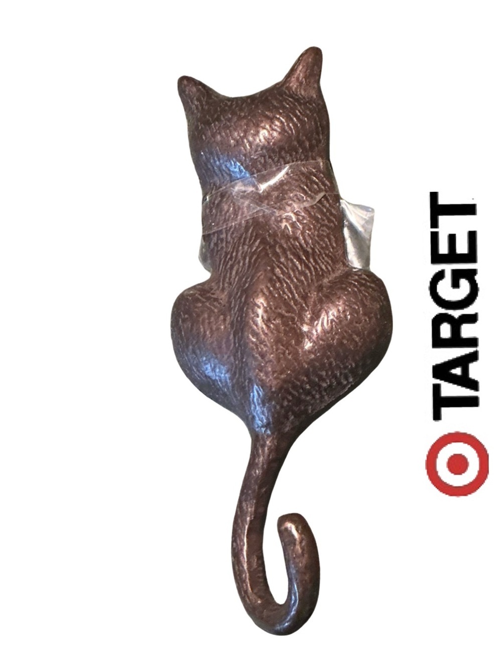 Target Bronze/Brown Cat Tail Door Knocker - NWOT